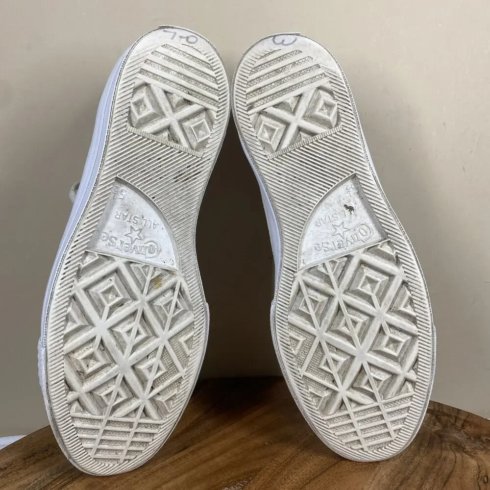 Converse One Star Suede Womens White Cream Size 7.5 Low Top Shoes